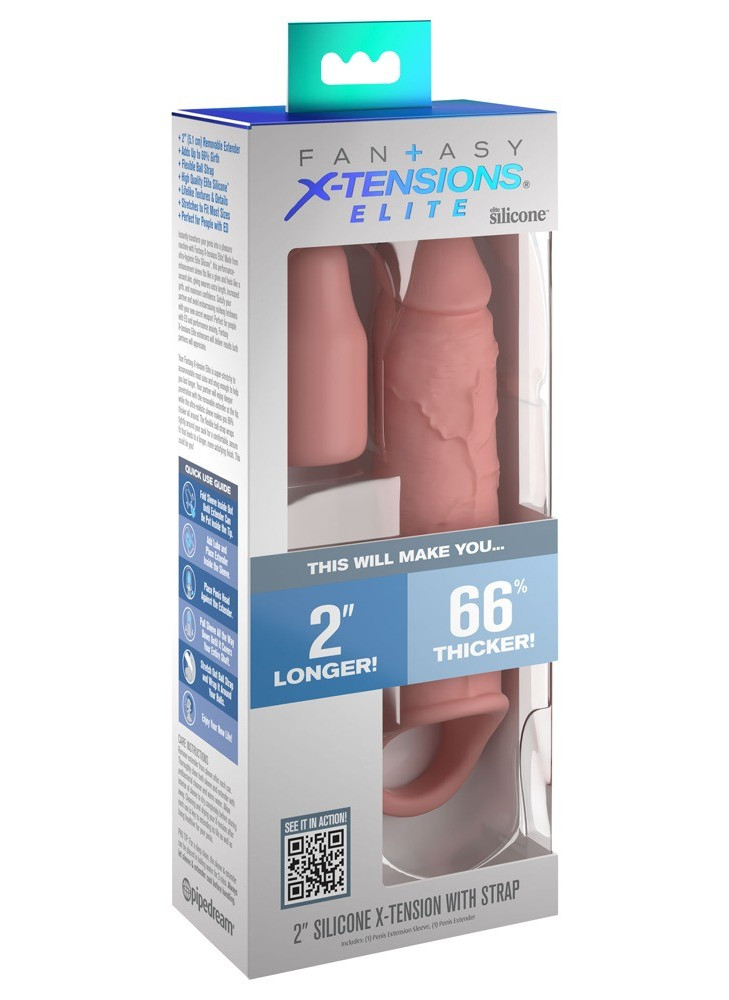 2" Silicone X-tension with Strap